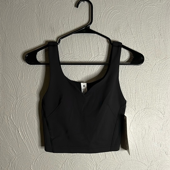 Lululemon Wunder Train Tank *sweetheart size 4 black - Picture 3 of 6